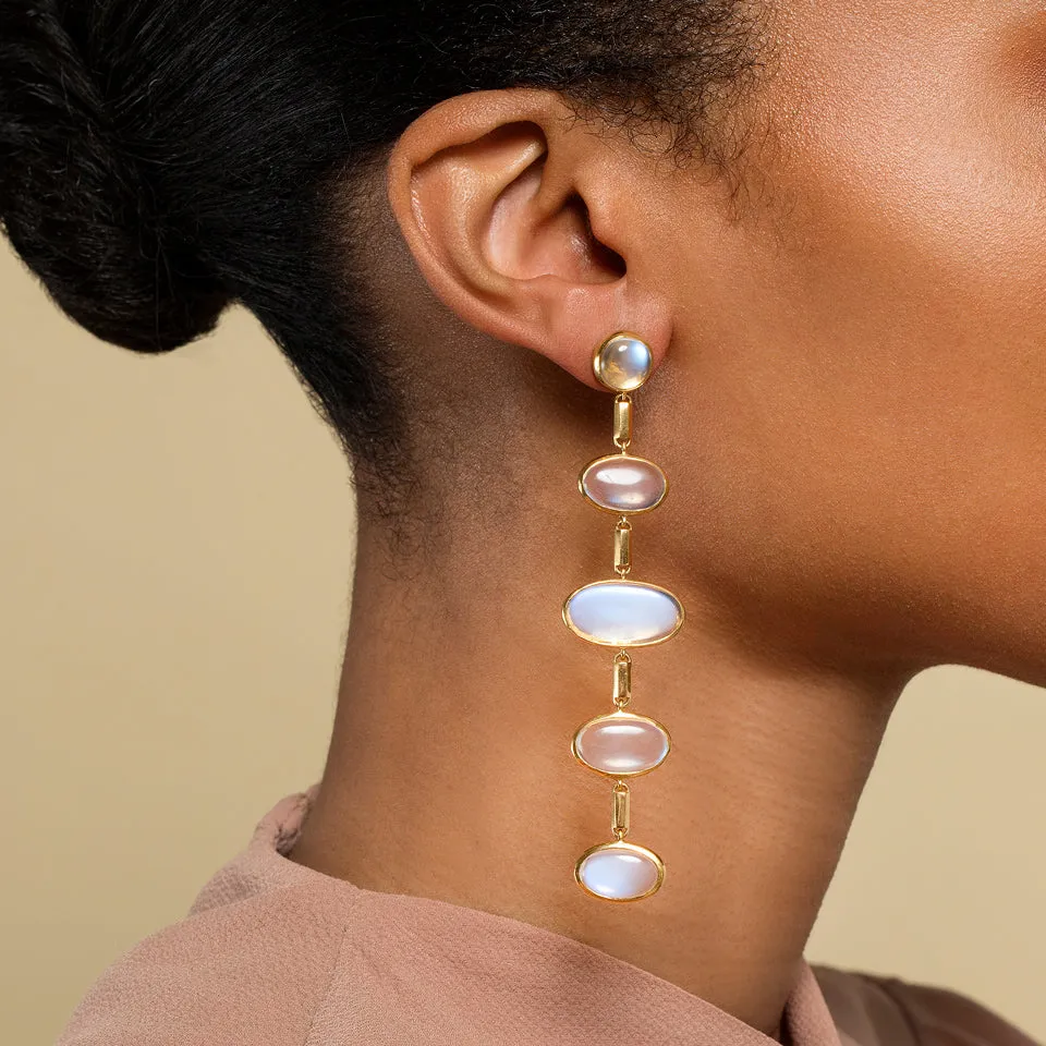 Moonstone Drop Earrings