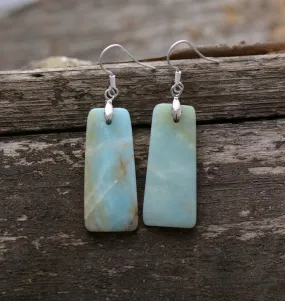 Natural Amazonite Stone Earrings