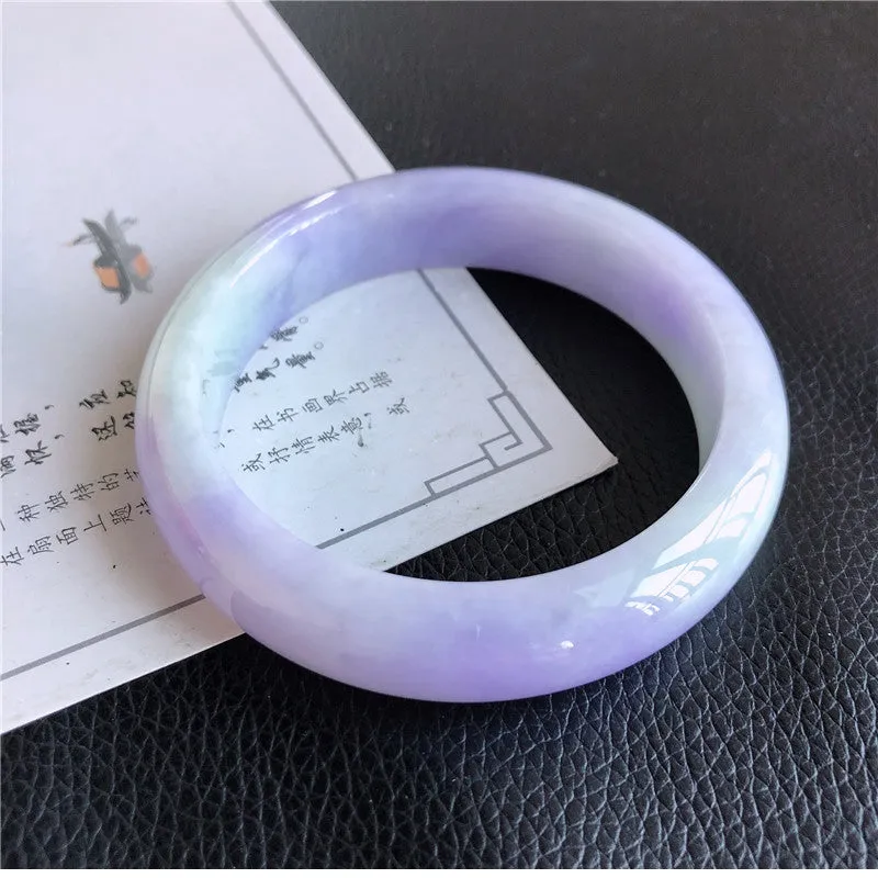 Natural Jade Bangle Jadeite Bangle Internal Diameter 58mm 01660