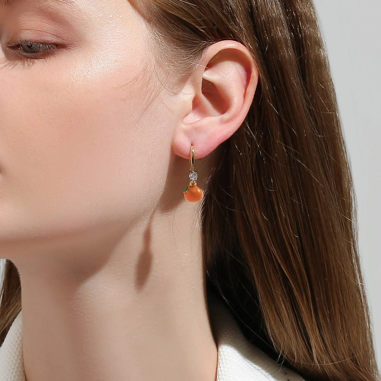 Orange Earrings