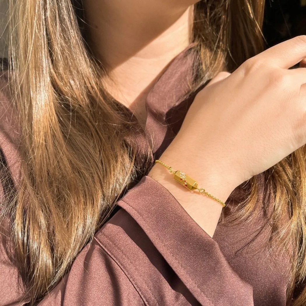 Polygon Bracelet - Gold