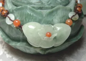 Precious Lily  Burmese Jadeite Necklace (BJNECK-13)