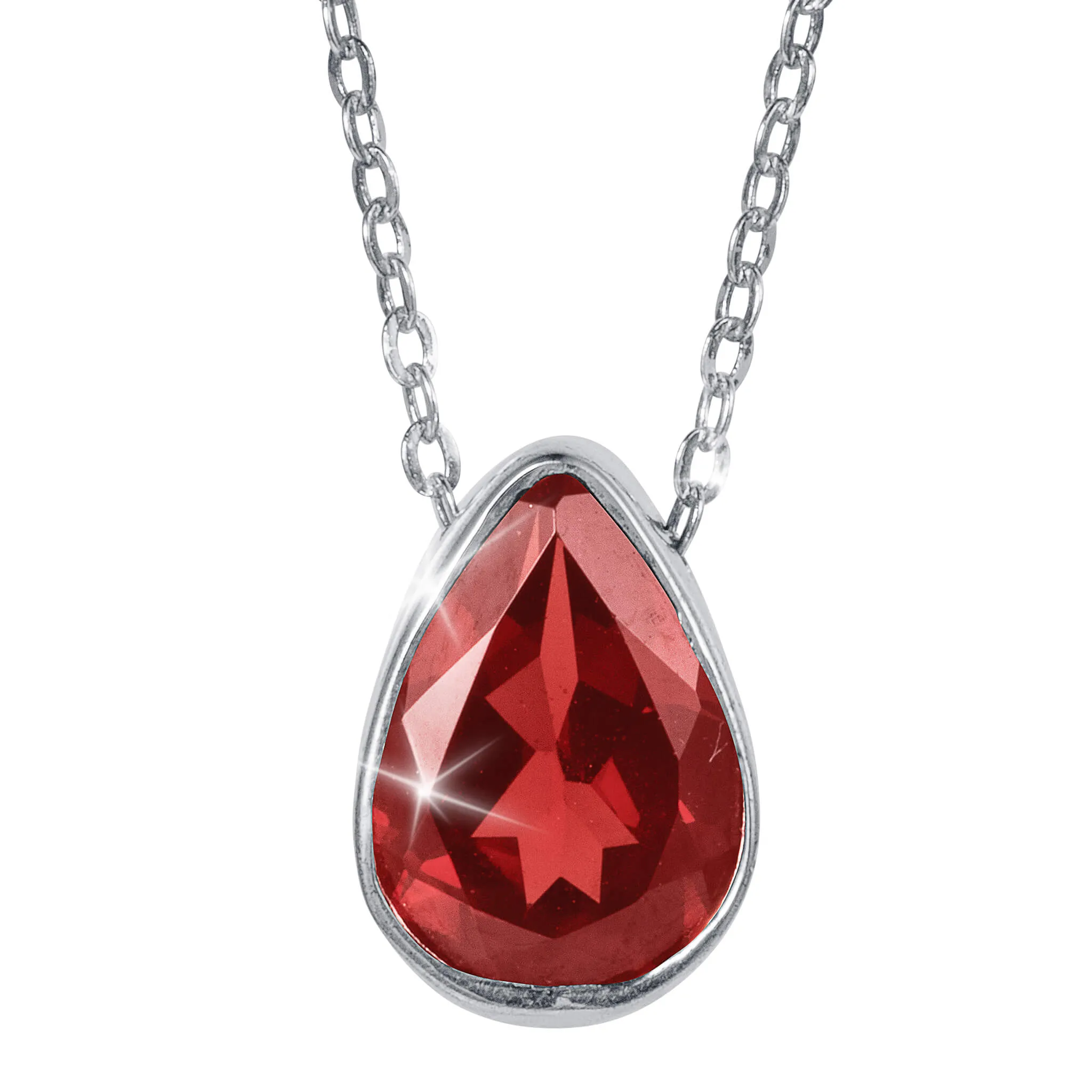 Prism Of Elegance Garnet Pendant