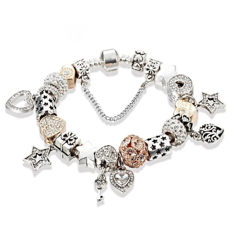 "Gypsophila"Fashion Charm Bracelet