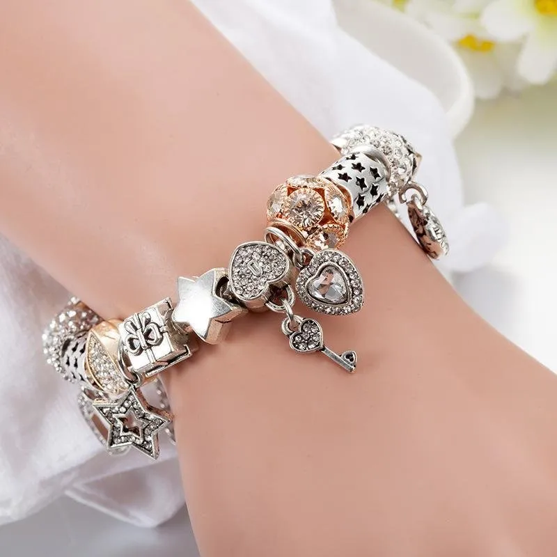 "Gypsophila"Fashion Charm Bracelet