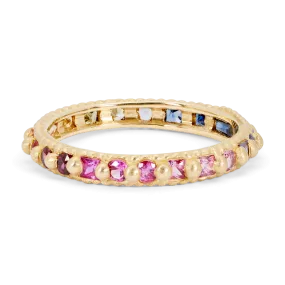 Rainbow Mixed Cut Ramona Ring - Made to Order