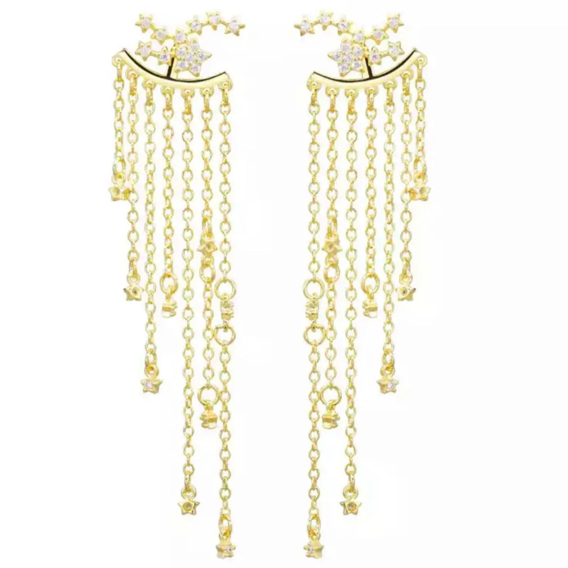 Raining Stars Drop Earrings