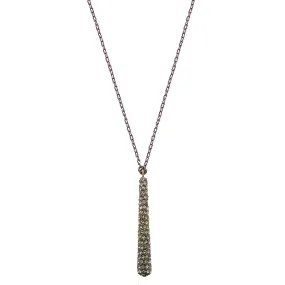 Rebel Designs Black Diamond Tapered Pestle Necklace