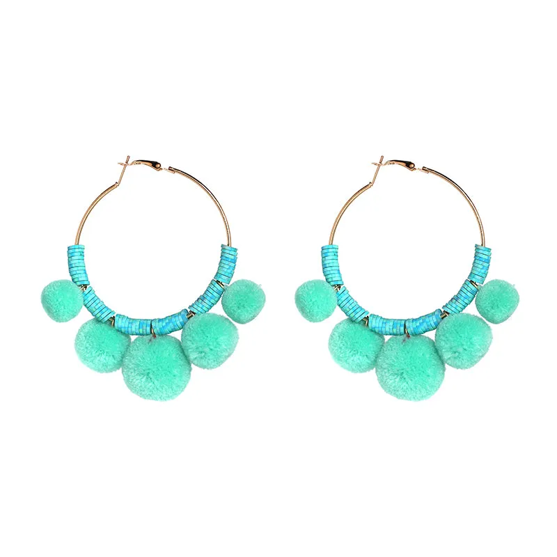 Reva Pom Pom Earrings