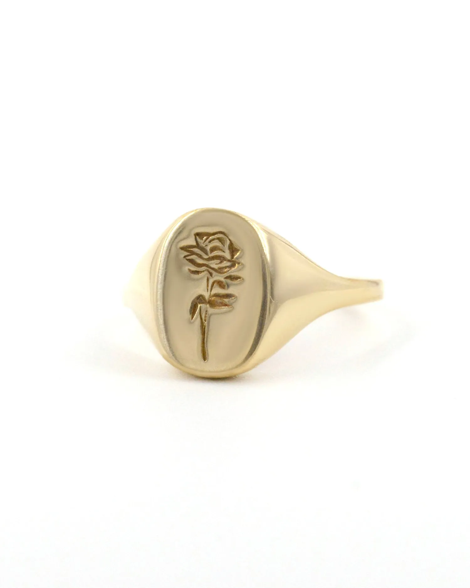 Rose Signet Ring