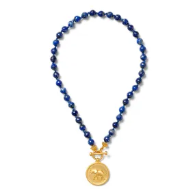 Sam’s Blue Ely Pendant Necklace