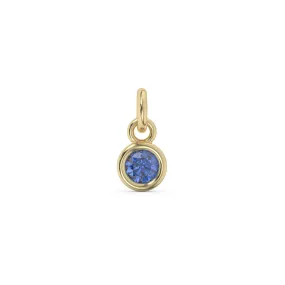 September Birthstone Charm | 10k Yellow Gold