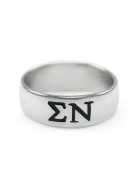 Sigma Nu Sterling Silver Ring