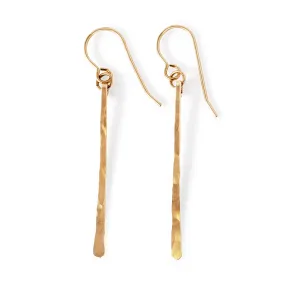 Single Stroke Drop Earrings