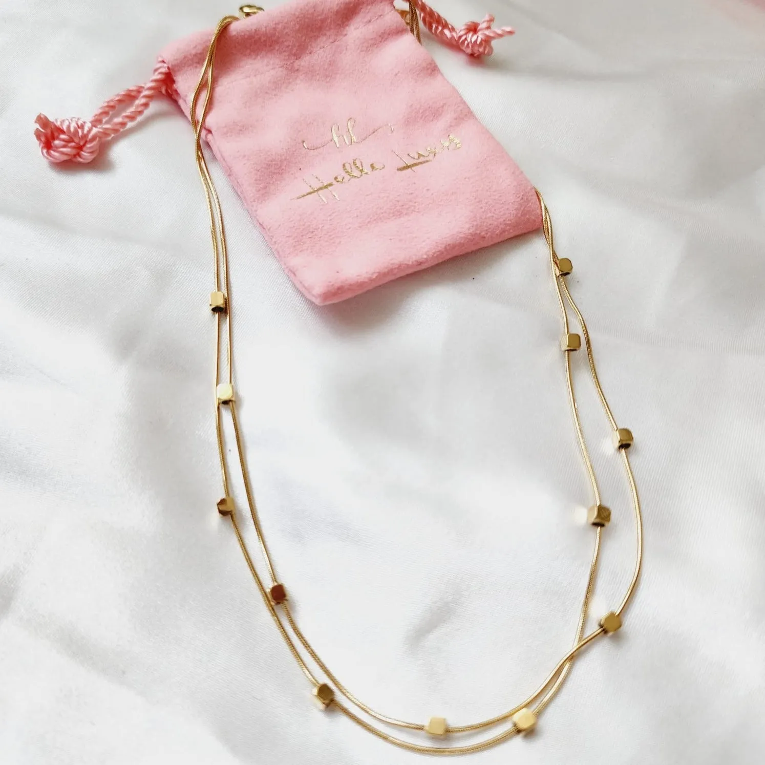 Square Delicate Necklace