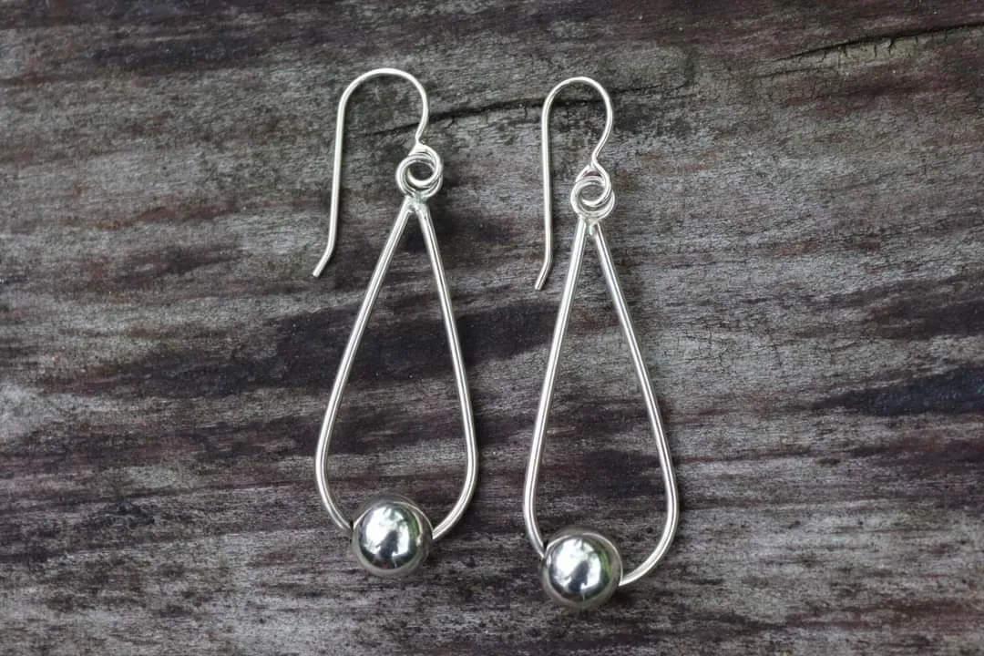 Sterling Silver Drop Earrings