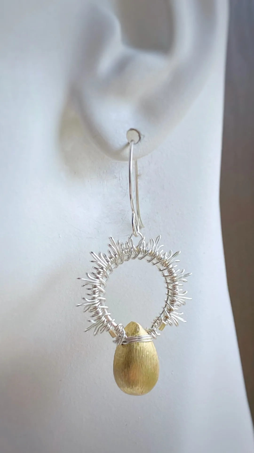 Sun Drop Earrings.  The Celestial Collection.