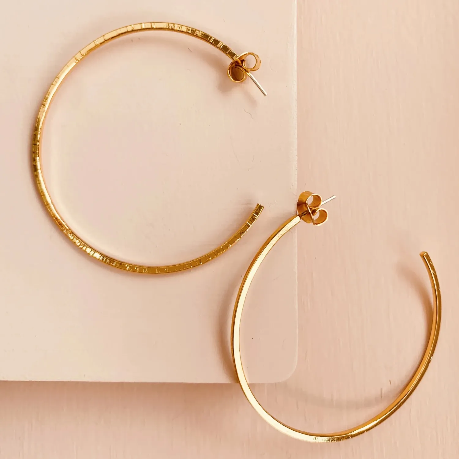 Sun Hoop Earrings