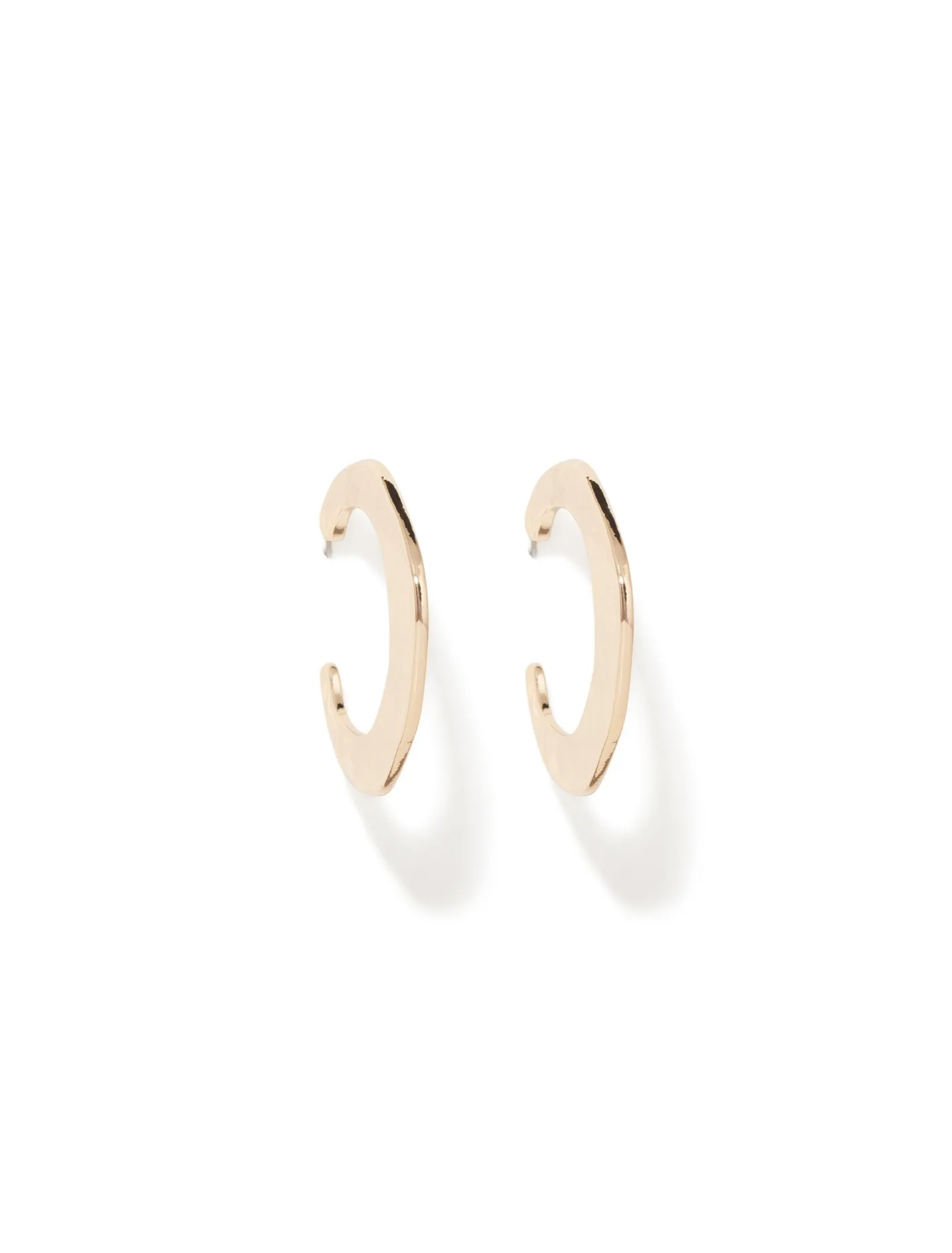 Tabby Textured Hoop Earrings