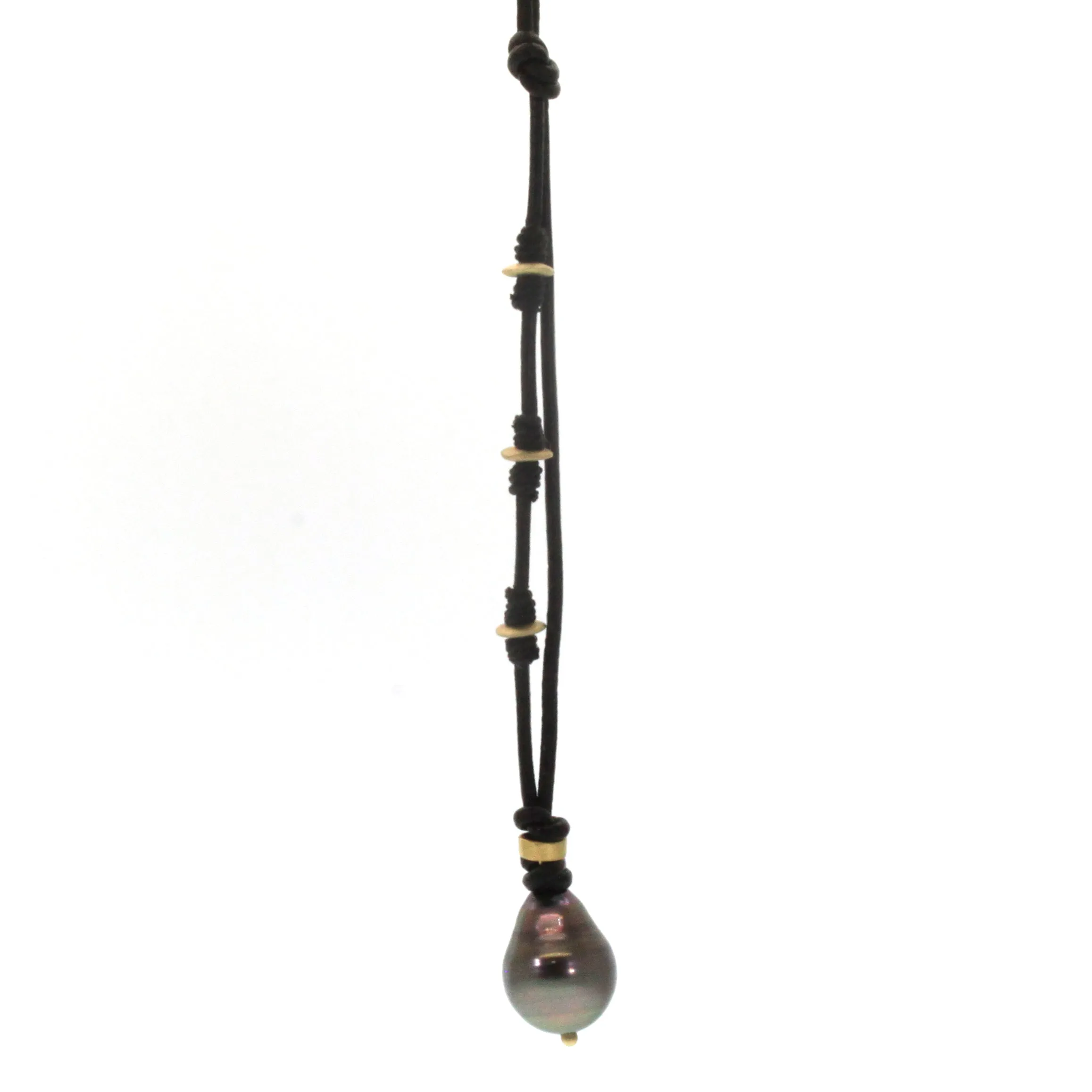 Tahitian Pearl Drop Lariat Necklace