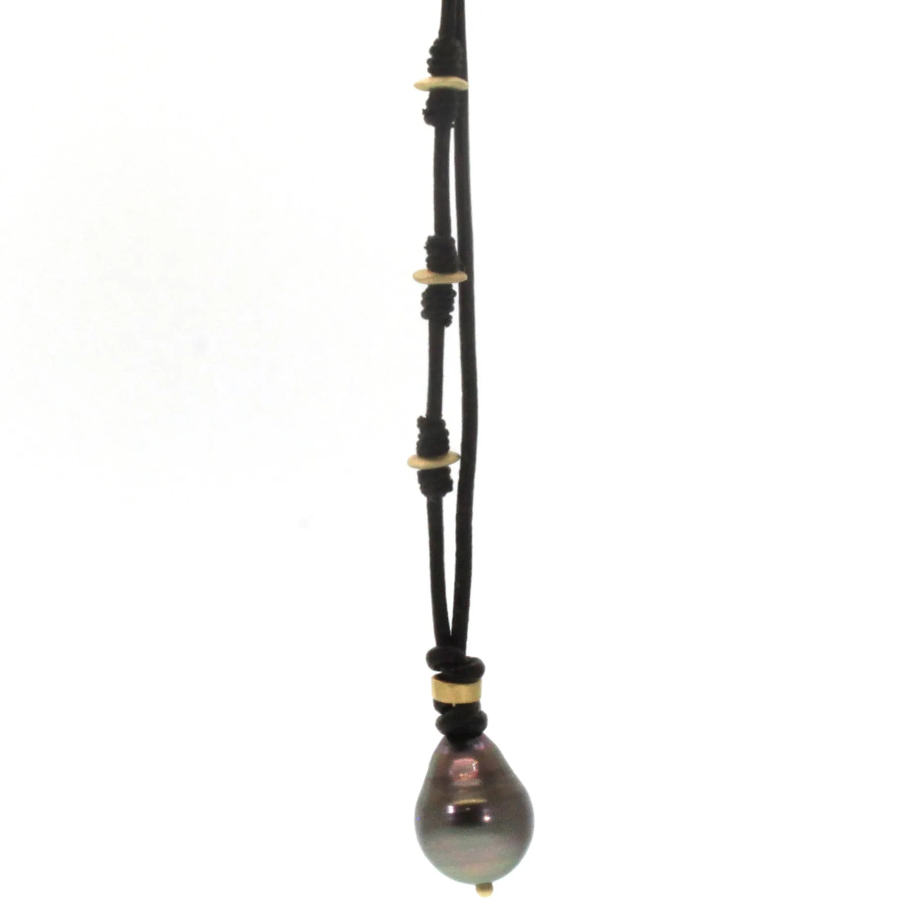 Tahitian Pearl Drop Lariat Necklace