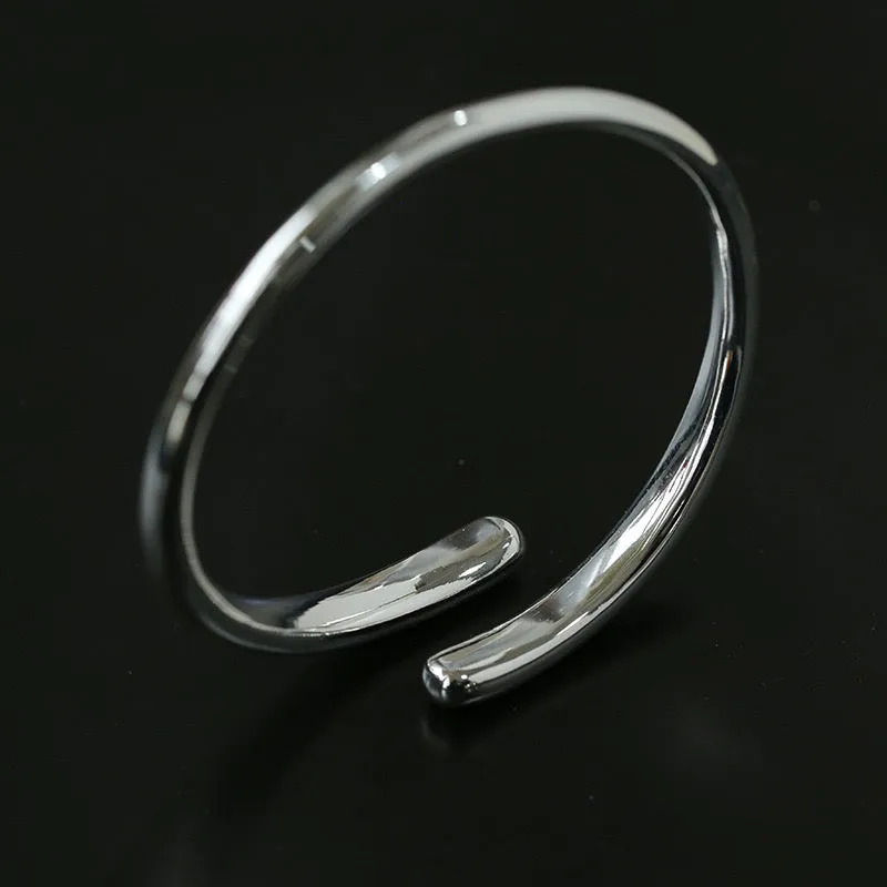 Trendy Metallic Waterdrop Cuff Bracelet